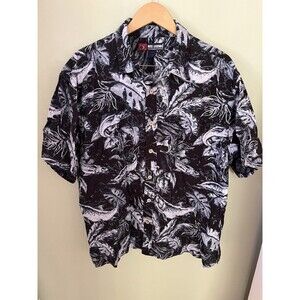 Reel Legends Men's Tropical Hawaiian Casual Button Down Shirt XXL Short Sleeve